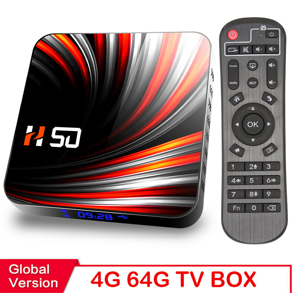 Android TV Box 10 4GB 32GB 64GB 4K H.265 Media Player 3D Video 2.4G 5GHz Wifi Bluetooth Smart Set top box
Android TV Box 10 4GB 32GB 64GB 4K H.265 Media Player 3D Video 2.4G 5GHz Wifi Bluetooth Smart Set top box