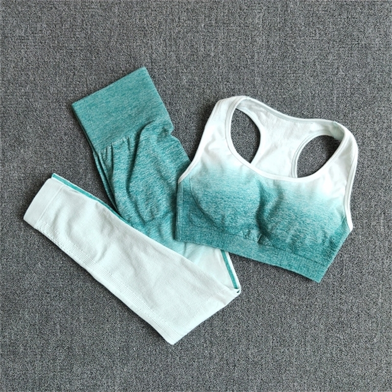 Ombre Yoga Set Sports Bra and Leggings Women Gym Clothes Seamless Workout Fitness wear Suit wear 220617, Brared
Ombre Yoga Set Sports Bra and Leggings Women Gym Clothes Seamless Workout Fitness wear Suit wear 220617, Brared