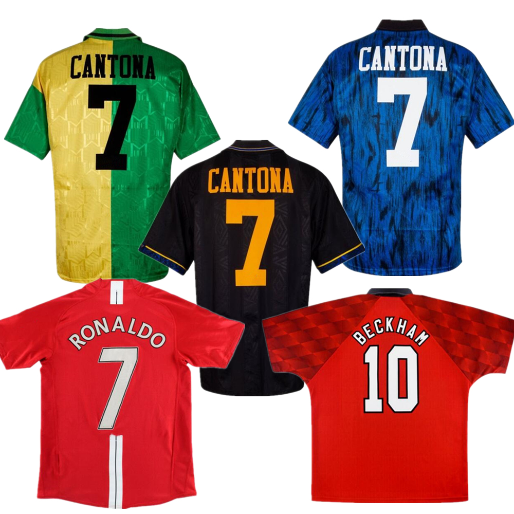 CANTONA retro jerseys machester 1992 BECKHAM GIGGS HUGHES INCE SHARPE united vintage 1990 1996 Man soccer jersey SCHOLES 98-99 classic footb, 99-00 home
CANTONA retro jerseys machester 1992 BECKHAM GIGGS HUGHES INCE SHARPE united vintage 1990 1996 Man soccer jersey SCHOLES 98-99 classic footb, 99-00 home