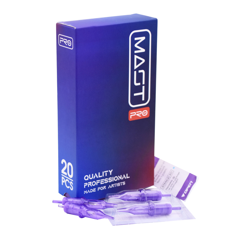 Mast Pro 20pcs Disposable Tattoo Cartridge Needles Sterile RL Makeup Machine Rotary Pen Round Liner Needles For Tattoo Artist 220517