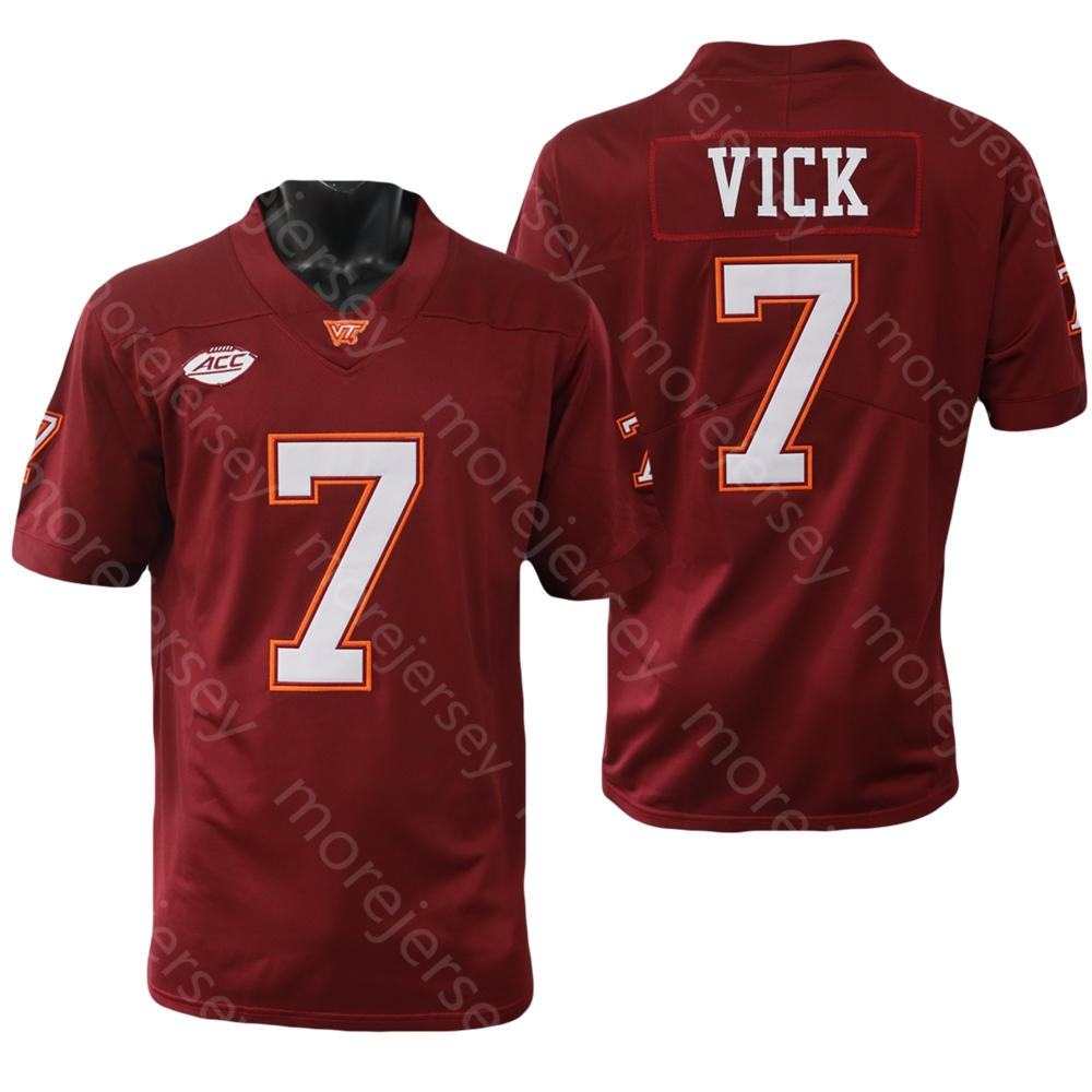 NCAA College Virginia Tech Hokies Football Jersey Michael Vick Red 150 Patch Size S-3XL All Stitched Embroidery, As pic
NCAA College Virginia Tech Hokies Football Jersey Michael Vick Red 150 Patch Size S-3XL All Stitched Embroidery, As pic