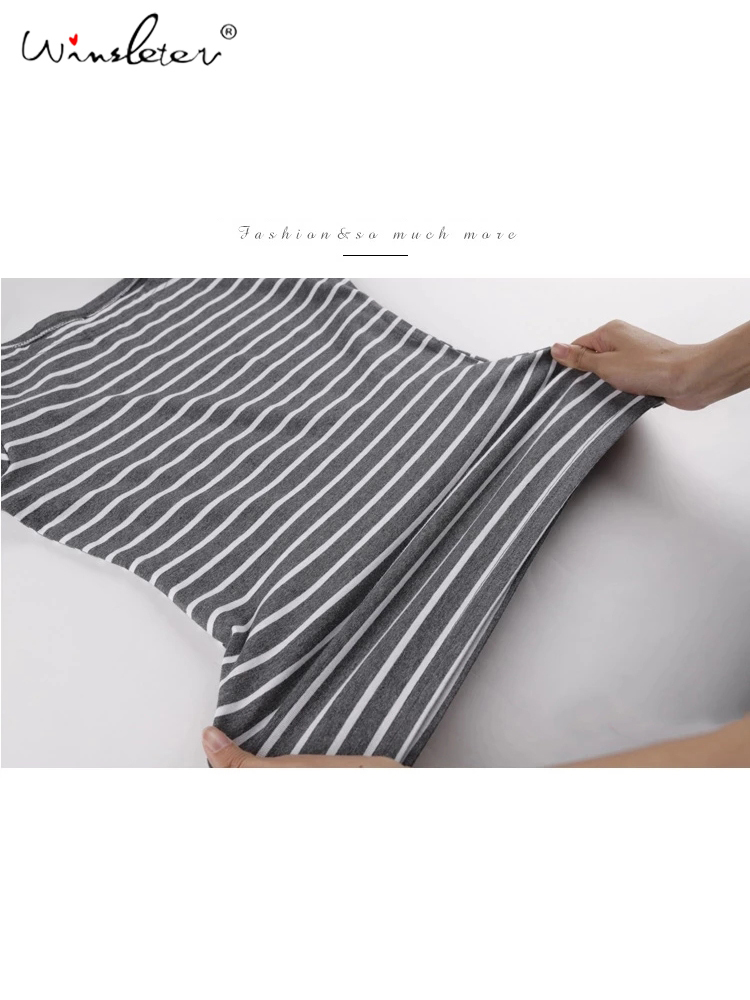 Fast Ship Basic Striped T-shirt Women Plus Size S-5XL Multi Colors Casual Cotton Stretchy Long Sleeve Tops Tees Spring Autumn 220328