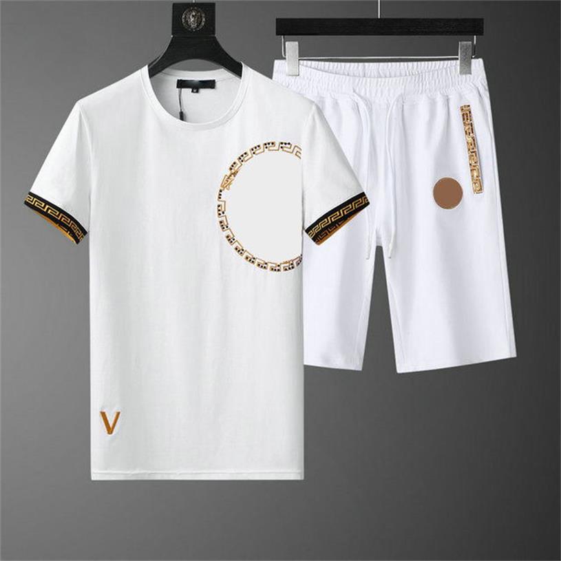 2022 Men s Tracksuits European station plaid printing leisure suit young men handsome plus size ice silk short sleeve T-shirt shorts two piece tide 333, White
2022 Men s Tracksuits European station plaid printing leisure suit young men handsome plus size ice silk short sleeve T-shirt shorts two piece tide 333, White