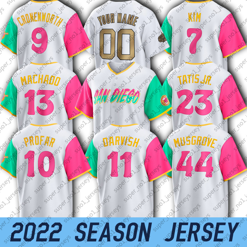 All Star San Diego City Connect Jersey Baseball 23 Fernando Tatis Jr Manny Machado Yu Darvish Jerseys Joe Musgrove Jurickson Profar Jake Cronenworth Eric Hosmer, Man custom jersey (js)
All Star San Diego City Connect Jersey Baseball 23 Fernando Tatis Jr Manny Machado Yu Darvish Jerseys Joe Musgrove Jurickson Profar Jake Cronenworth Eric Hosmer, Man custom jersey (js)