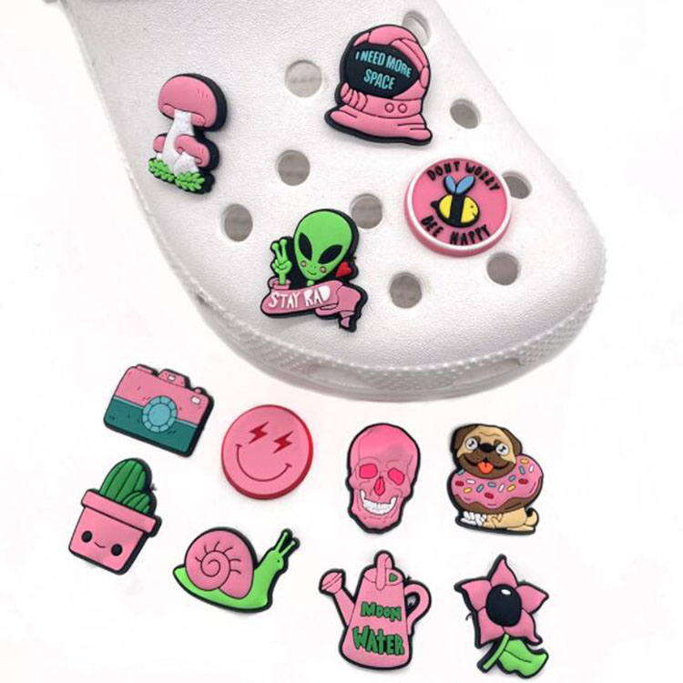 new arrived pink croc shoe charms garden shoecharms buckle pvc soft rubber reusable shoe part accessories party gift
new arrived pink croc shoe charms garden shoecharms buckle pvc soft rubber reusable shoe part accessories party gift