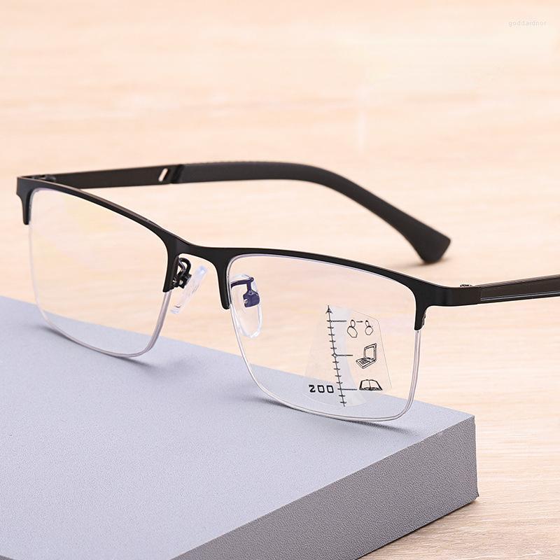 Sunglasses Men's Business Anti Blue Light Eyewear Progressive Multifocal Reading Glasses Men Metal Frame Optical GlasseSunglasses Godd22
Sunglasses Men's Business Anti Blue Light Eyewear Progressive Multifocal Reading Glasses Men Metal Frame Optical GlasseSunglasses Godd22