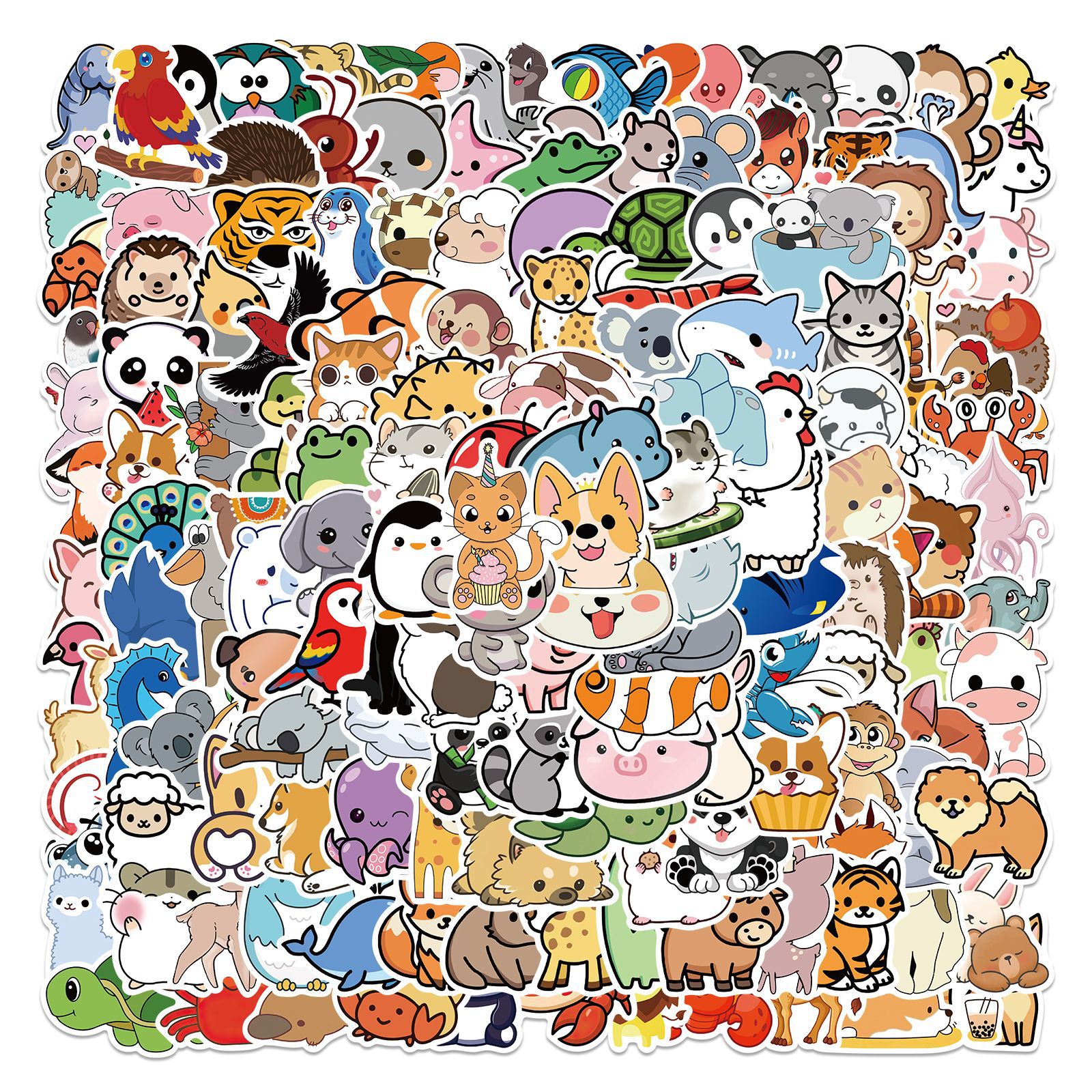 200Pcs/Lot Hotsale Cute Animal Stickers For Laptop Skateboard Notebook Luggage Water Bottle Car Decals Kids Gifts, Multi-color
200Pcs/Lot Hotsale Cute Animal Stickers For Laptop Skateboard Notebook Luggage Water Bottle Car Decals Kids Gifts, Multi-color