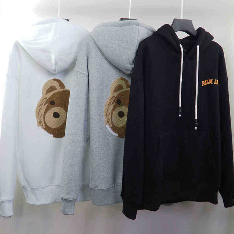 European and American Designer Palmangel Hoodies Version Real Right Street Tide Hoodie Embroidered Bear Casual Sweater, White
European and American Designer Palmangel Hoodies Version Real Right Street Tide Hoodie Embroidered Bear Casual Sweater, White