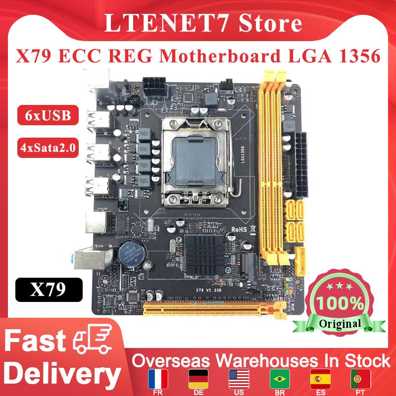 Motherboards X79 Motherboard ECC REG Max 64G Memory Support CPU Intel E5-2430L 2440L 2450 2470 Processor LGA 1356 Two Channel Mainboard
Motherboards X79 Motherboard ECC REG Max 64G Memory Support CPU Intel E5-2430L 2440L 2450 2470 Processor LGA 1356 Two Channel Mainboard