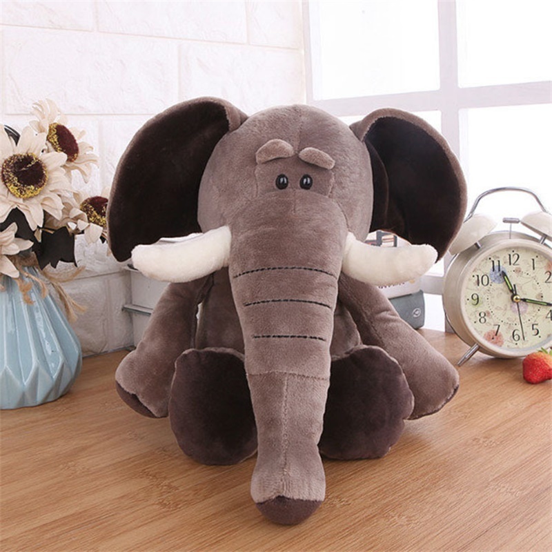 stuffed plush forest animals dolls jungle lion elephant tiger dog foxes monkey deer children gift 2535cm soft pillow