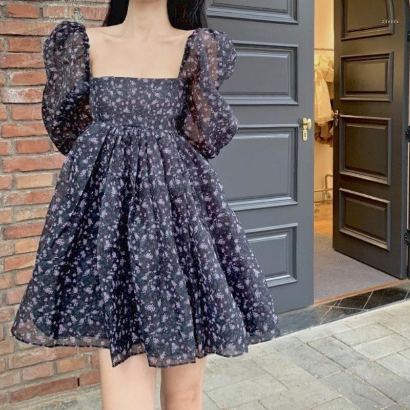Casual Dresses French Vintage Floral Women Elegant Korean Retro A-line Sexy Mini Dress Short Sleeve Party Summer 2022, Elegant dress
Casual Dresses French Vintage Floral Women Elegant Korean Retro A-line Sexy Mini Dress Short Sleeve Party Summer 2022, Elegant dress