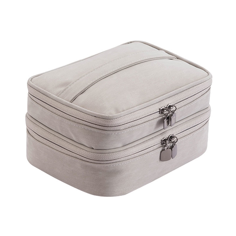 Womens Large Cosmetic Bag Portable Digital Bags Organizer USB Gadgets Cables Wires Charger Power Bank Makeup Storage Bag 210305