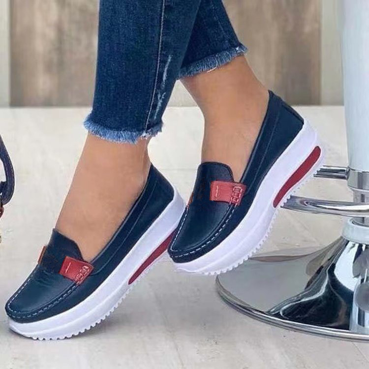 Spring Platform Comfortable Women's Sneakers Fashion Lace Up Casual Little White Shoes Women Increase Vulcanize Shoes 220318