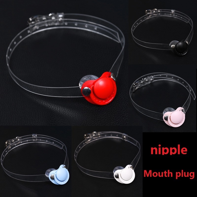 cute pacifier Open Mouth Gag Plug Adult Bondage Restraints Toys Ball Bdsm Sex for Woman Juegos Sexuales 220411
