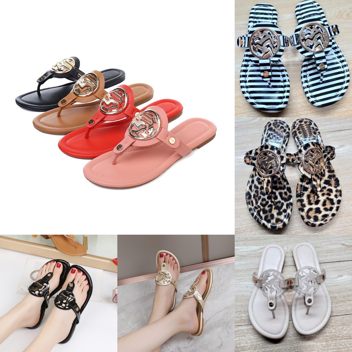 2022 Tories Women Thong Sandals Mules Rivet Buckle Flip Flops Slippers Ankle Flats Slides Leopard Solid Striped Low Heels Hollow out Summer Beach Pool Shoes Sneakers, Fill postage
2022 Tories Women Thong Sandals Mules Rivet Buckle Flip Flops Slippers Ankle Flats Slides Leopard Solid Striped Low Heels Hollow out Summer Beach Pool Shoes Sneakers, Fill postage
