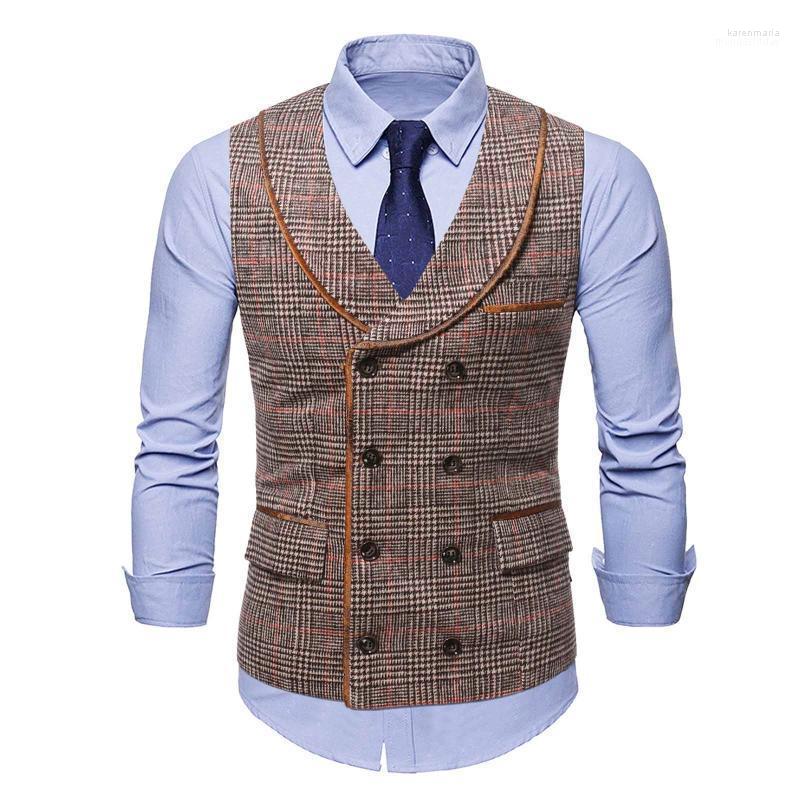 Men's Vests Casual Swallow Gird Double Breasted Slim Fit Business Vest Pocket Shawl Collar Suit Male Formal Waistcoat Kare22, Gray
Men's Vests Casual Swallow Gird Double Breasted Slim Fit Business Vest Pocket Shawl Collar Suit Male Formal Waistcoat Kare22, Gray