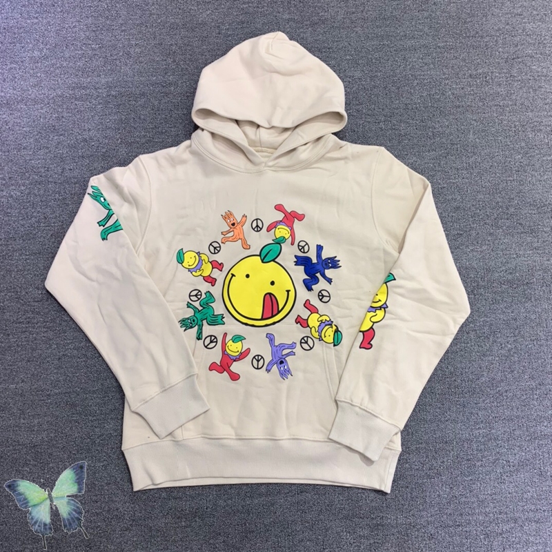 Khaki Men Women Oversize High Quality Hoodie Sweatshirts