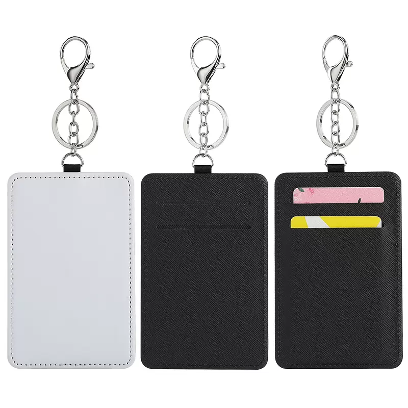 Sublimation Keychain Wallet Holder Sundries PU Leather ID Badge Card Holders Blocking Pocket for Offices School ID Driver Licence
Sublimation Keychain Wallet Holder Sundries PU Leather ID Badge Card Holders Blocking Pocket for Offices School ID Driver Licence