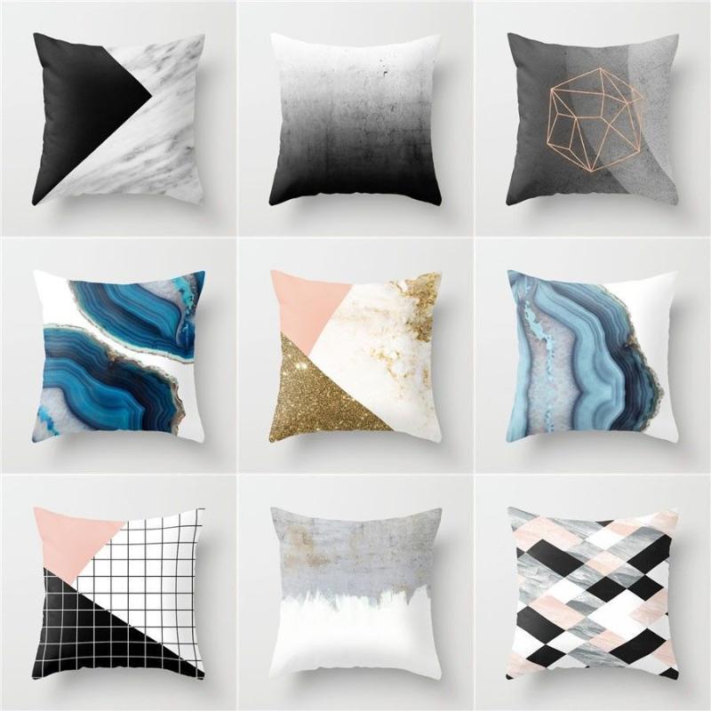 Cushion/Decorative Pillow Nordic Ins Black And White Geometric Living Room Sofa Bed Head Back Cushion Cover Office Sleeping Car Pillowcase
Cushion/Decorative Pillow Nordic Ins Black And White Geometric Living Room Sofa Bed Head Back Cushion Cover Office Sleeping Car Pillowcase