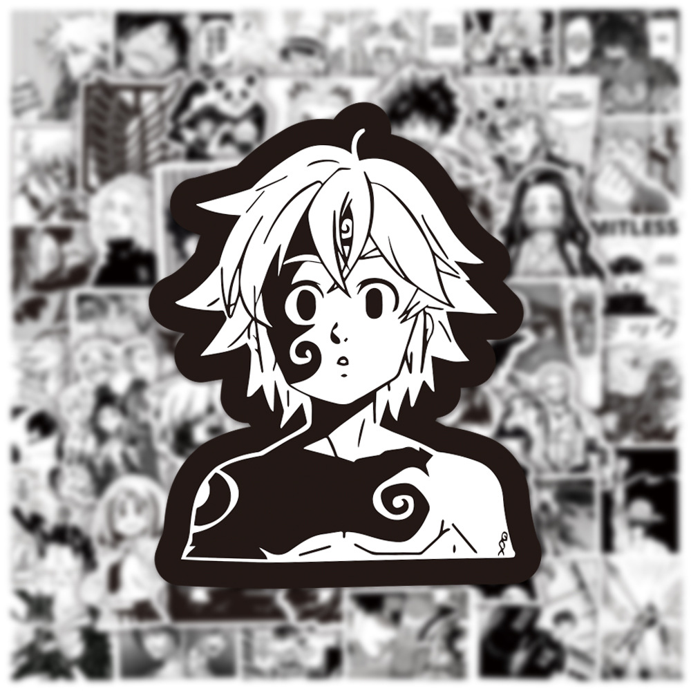 50PCS skateboard Stickers black and white anime For Car Baby Scrapbooking Pencil Case Diary Phone Laptop Planner Decoration Book Album Kids Toys Decals, Multi colors
50PCS skateboard Stickers black and white anime For Car Baby Scrapbooking Pencil Case Diary Phone Laptop Planner Decoration Book Album Kids Toys Decals, Multi colors