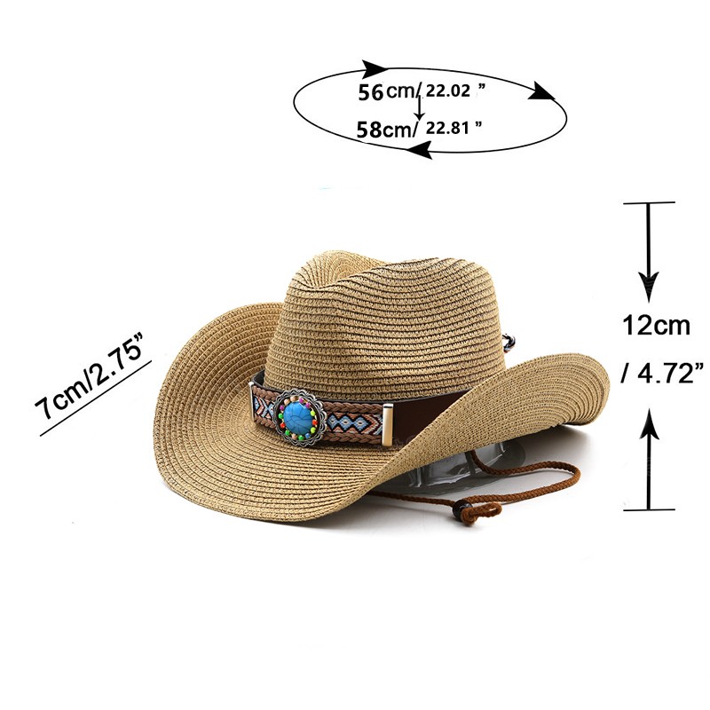 Summer Straw Hat for Men Women Sun Beach Hat Man Jazz Panama Hats Fedora Wide Brim Protection Cap with Belt cowboy hat