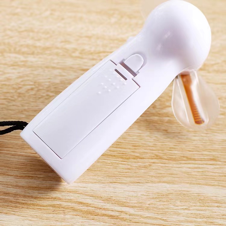LED handheld with flash Electric Fans DIY creative gift logo mini portable electric fan