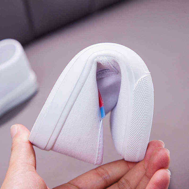 Children Shoes All-match Board Boys and Girls Baby White Flats Sneakers Solid Color Kids Simple Breathable Non-slip Y220510