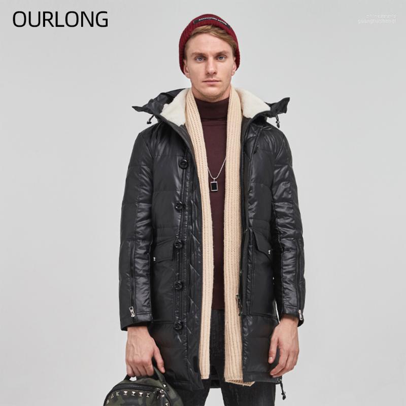 Men's Down & Parkas OURLONG Winter Clothes Warm Long Padding Puffer Quilted Jacket Bubble Coats Phin22, Black
Men's Down & Parkas OURLONG Winter Clothes Warm Long Padding Puffer Quilted Jacket Bubble Coats Phin22, Black