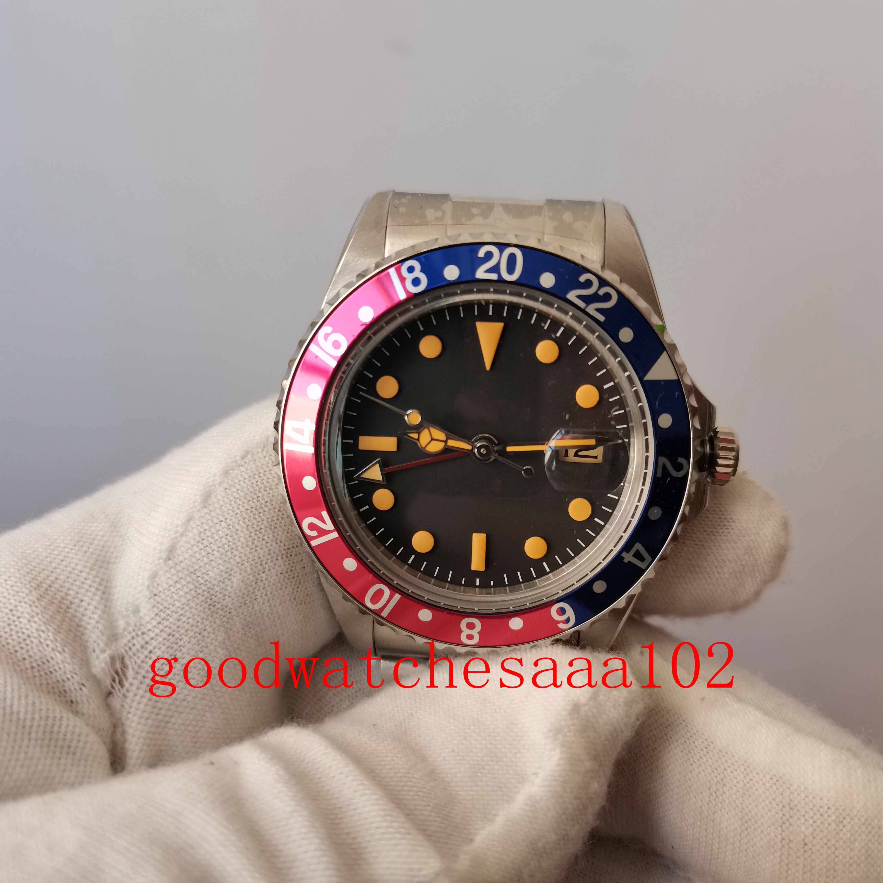 High Quality BP 2813 Vintage Watch 40mm 1675 Sapphire Stainless Steel Mechanical Automatic Men's Watch Watches, Black
High Quality BP 2813 Vintage Watch 40mm 1675 Sapphire Stainless Steel Mechanical Automatic Men's Watch Watches, Black