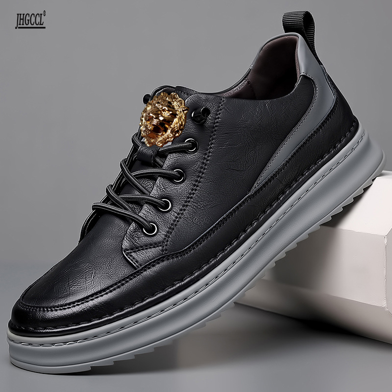 New gray gold madman lion Dress shoes masculine men's absorb youth soft shoes Zapatillas Hombre A15, Khaki
New gray gold madman lion Dress shoes masculine men's absorb youth soft shoes Zapatillas Hombre A15, Khaki