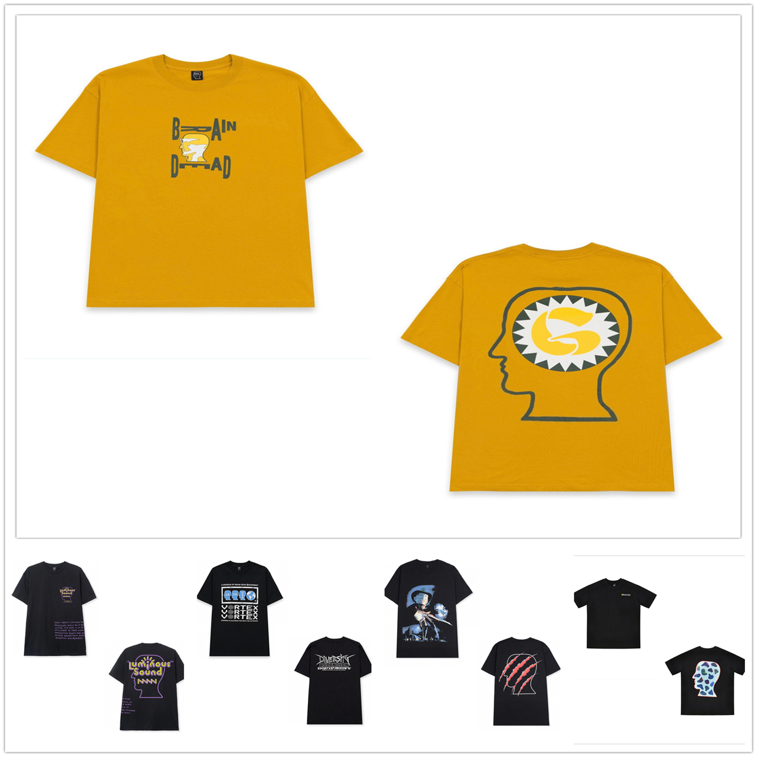 Men t shirt mens designer t shirts Brain Dead fleece Reflective luminous Print High Quality Neck Cotton Loose Anti-Pilling Breathable pocket sports tshirts, 1 pcs button
Men t shirt mens designer t shirts Brain Dead fleece Reflective luminous Print High Quality Neck Cotton Loose Anti-Pilling Breathable pocket sports tshirts, 1 pcs button