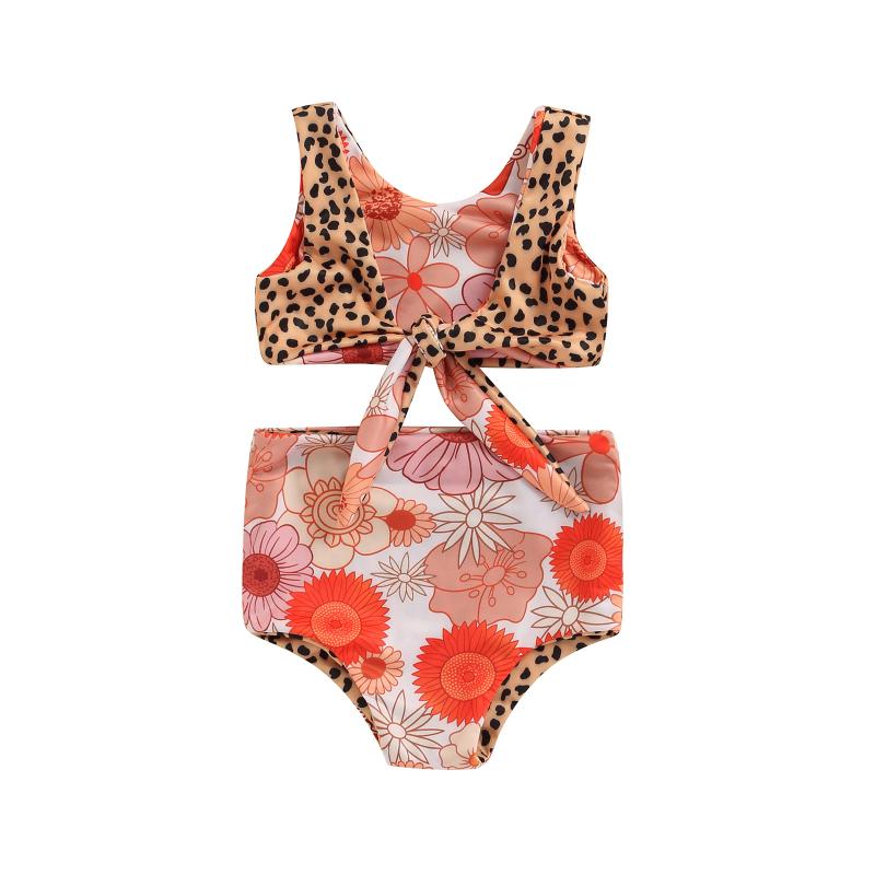 Clothing Sets 0-4Y Summer Kids Girl Swimsuit Leopard Print Bow Sleeveless Crop Top Floral Triangle Shorts Bikini Set Hoilday BeachwearClothi, As pic
Clothing Sets 0-4Y Summer Kids Girl Swimsuit Leopard Print Bow Sleeveless Crop Top Floral Triangle Shorts Bikini Set Hoilday BeachwearClothi, As pic