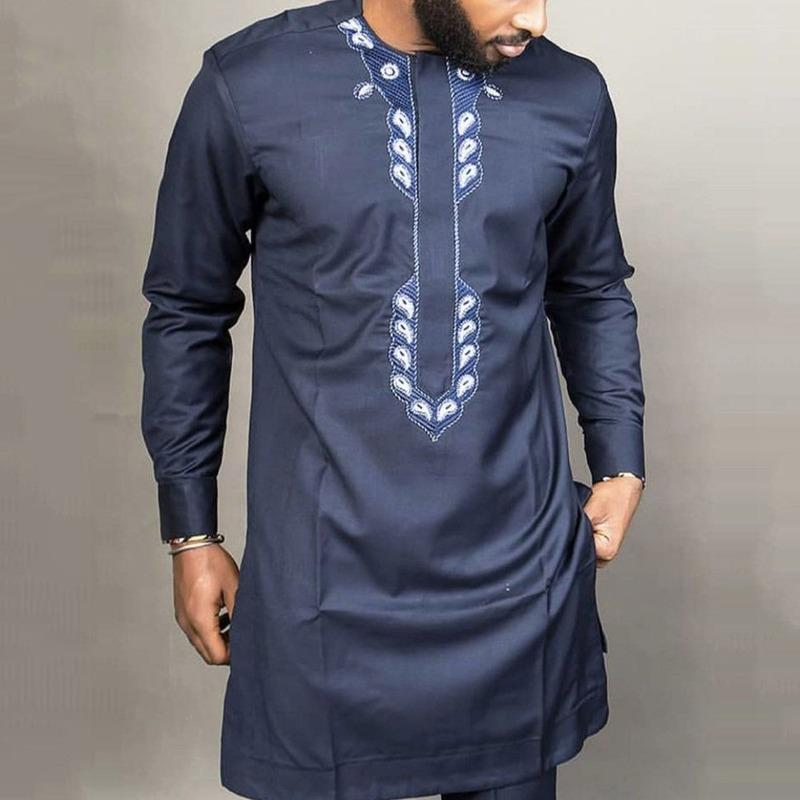 Men's Dress Shirts Casual Shirt Embroidery Long-sleeved Ethnic African Style Cotton Comfortable And Breathable Autumn
Men's Dress Shirts Casual Shirt Embroidery Long-sleeved Ethnic African Style Cotton Comfortable And Breathable Autumn