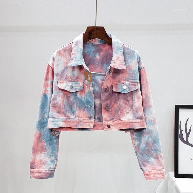 Women's Jackets Streetwear Gradient Color Tie Dye Denim Jacket Coat Women Chaqueta Mujer Autumn Extra Short Jeans Female Student Outwear
Women's Jackets Streetwear Gradient Color Tie Dye Denim Jacket Coat Women Chaqueta Mujer Autumn Extra Short Jeans Female Student Outwear