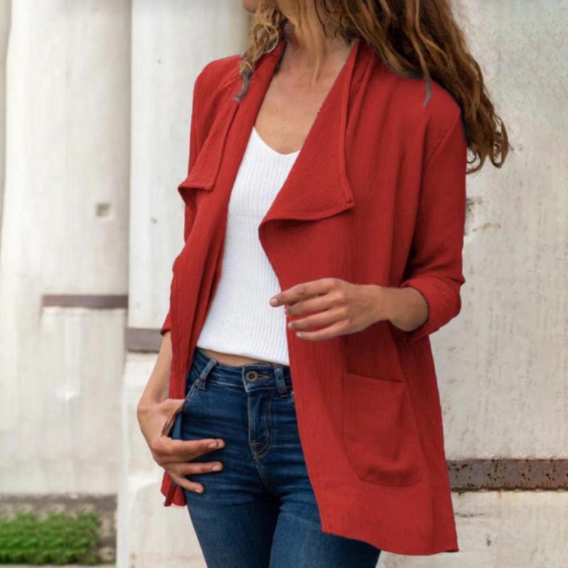 Women's Jackets Exquisite Good Woven Women Coat Stylish Single Breasted Polyester Girl Winter/Autumn 2022 For Street Wear, Blue
Women's Jackets Exquisite Good Woven Women Coat Stylish Single Breasted Polyester Girl Winter/Autumn 2022 For Street Wear, Blue