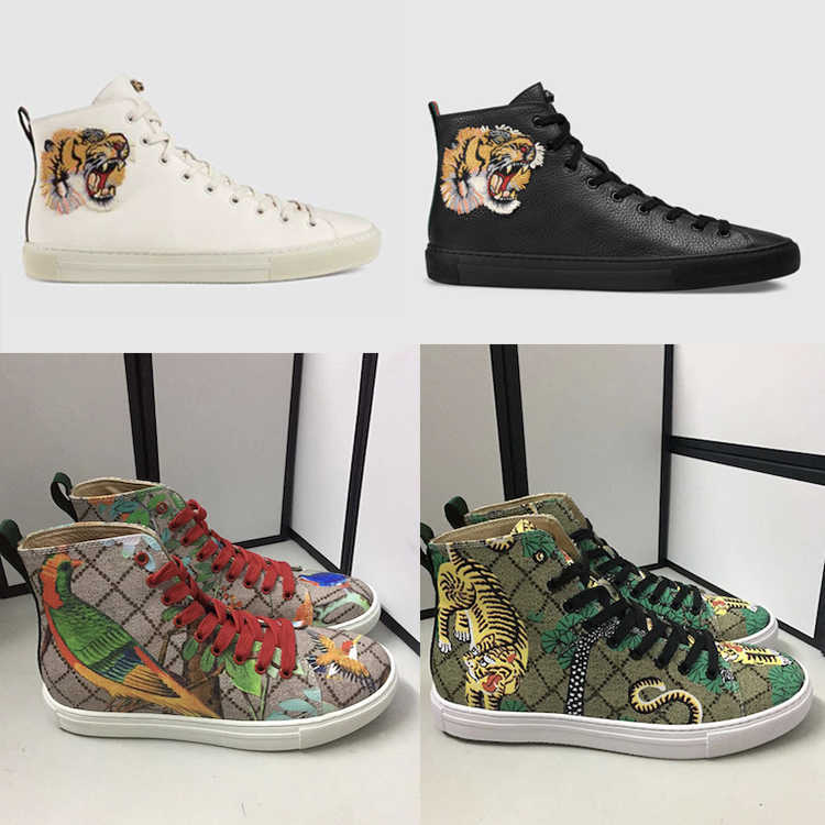 Men Designer Sneakers high-top sneaker Printed genuine leather boots with angry cat tiger dragon sneaker for men women size 35-45, Printed / bird
Men Designer Sneakers high-top sneaker Printed genuine leather boots with angry cat tiger dragon sneaker for men women size 35-45, Printed / bird