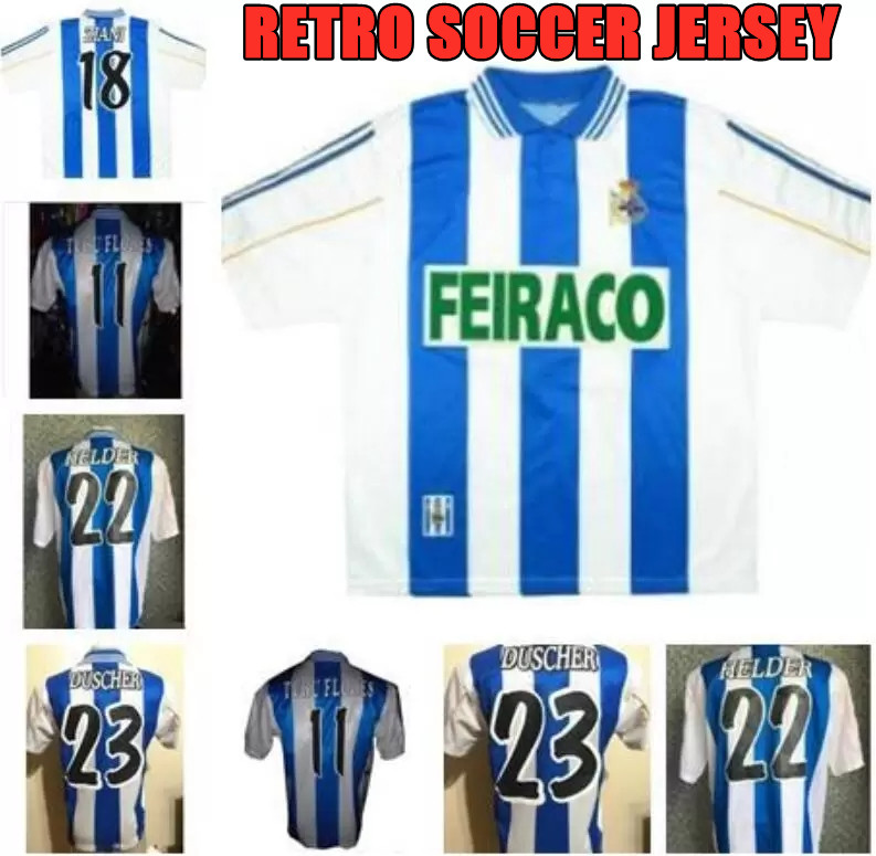 1999 2000 Deportivo de La Coruna retro soccer jersey 98 00 depor home vintage MAKAAY MAURO SILVA FRAN DJALMINHA classic football shirt
1999 2000 Deportivo de La Coruna retro soccer jersey 98 00 depor home vintage MAKAAY MAURO SILVA FRAN DJALMINHA classic football shirt