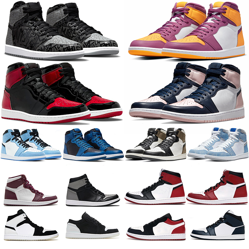 Jumpman 1 1s Basketball Shoes Men Women Rebellionaire Bred Patent Brotherhood Dark Marina Blue Chicogo UNC Low Black White Panda Trainers Sneakers, 26
Jumpman 1 1s Basketball Shoes Men Women Rebellionaire Bred Patent Brotherhood Dark Marina Blue Chicogo UNC Low Black White Panda Trainers Sneakers, 26