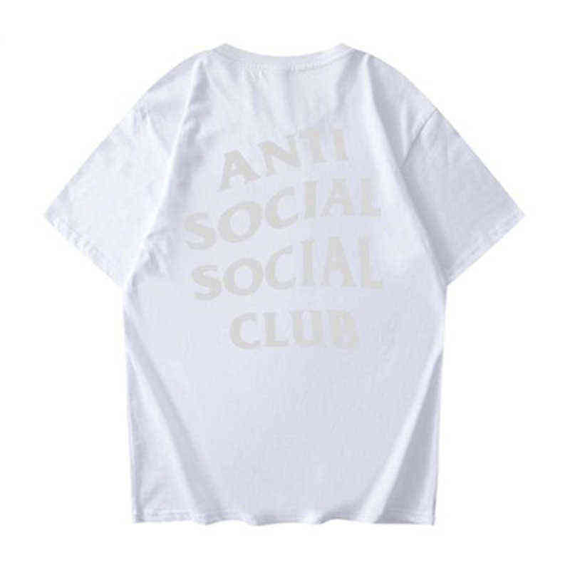 Trendy Anti Social Club ASSC Reflective Cotton Short Sleeve Men' And Women' T-shirt High Street Trend Hip Hop Designer Luxury Couple Popular T Shirts, White
Trendy Anti Social Club ASSC Reflective Cotton Short Sleeve Men' And Women' T-shirt High Street Trend Hip Hop Designer Luxury Couple Popular T Shirts, White