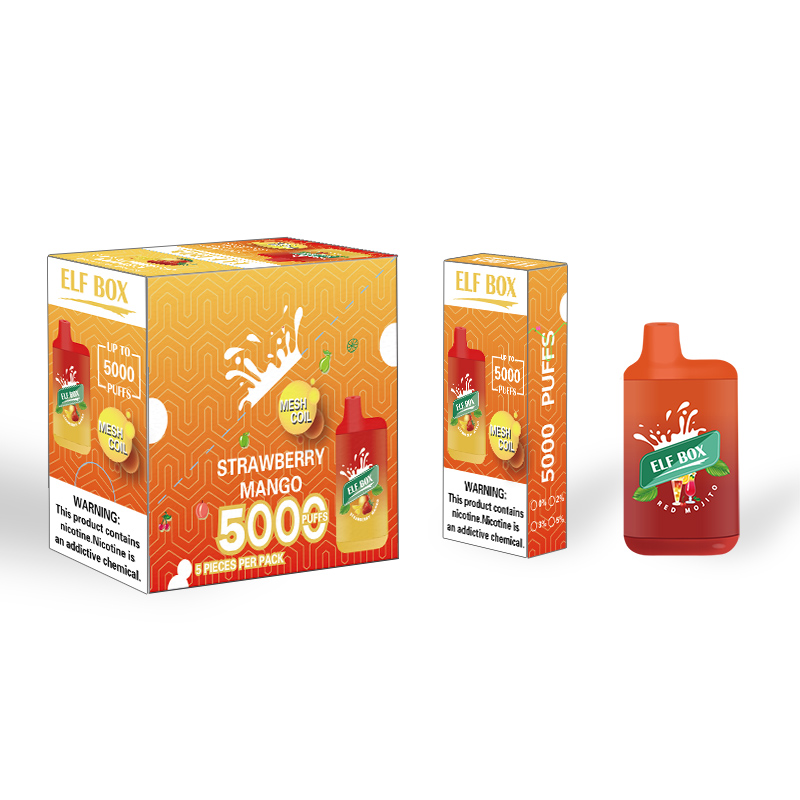 Original DOLODA ELF BOX 5000 Puffs Disposable Vape E Cigarette With Rechargeble 650mAh Battery 12ml Prefilled Pod 0%2%3%5% NIC Authentic wholesale
Original DOLODA ELF BOX 5000 Puffs Disposable Vape E Cigarette With Rechargeble 650mAh Battery 12ml Prefilled Pod 0%2%3%5% NIC Authentic wholesale