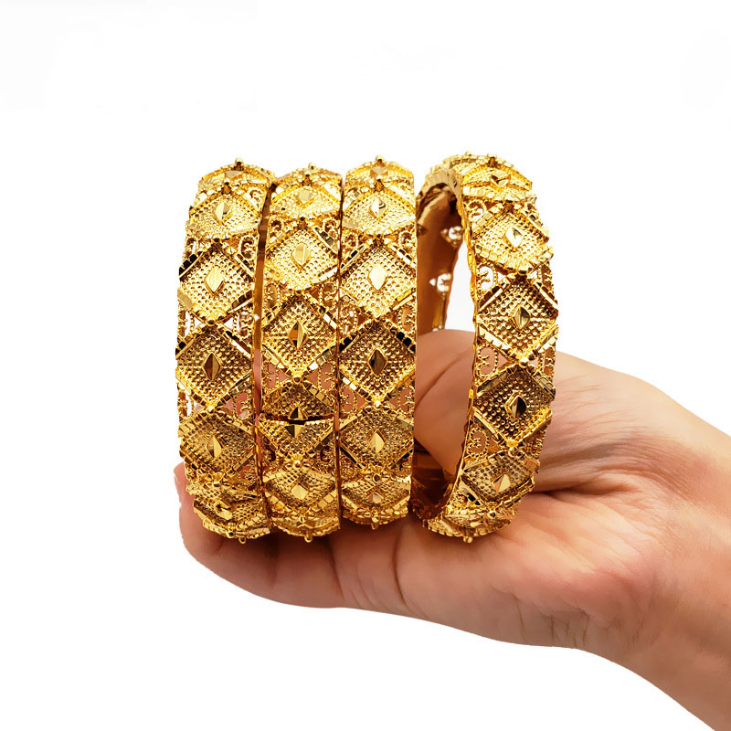 24k Fine Gold GF Wide 10mm Classic Round Bangle Bracelet metal fashion jewellery costume NEW gilt