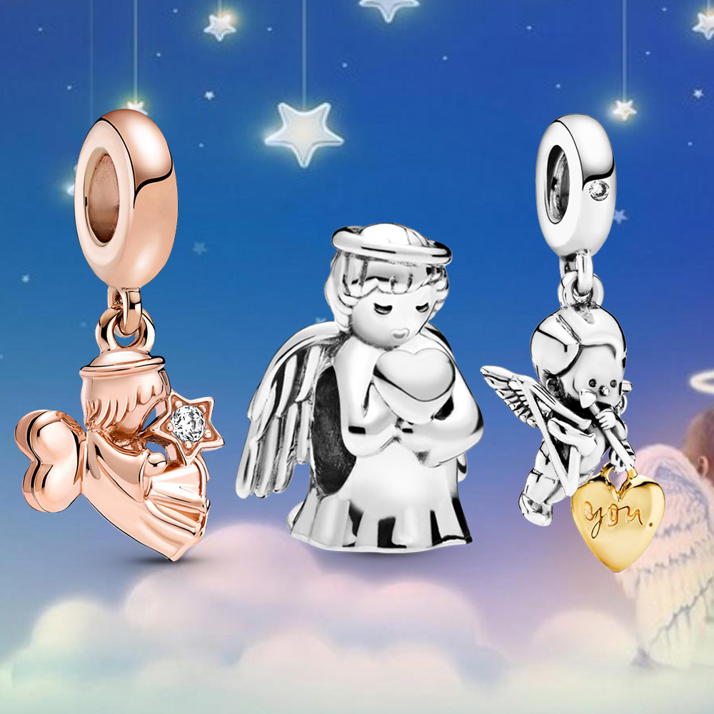 Real 925 sterling silver charm Angel of Love Charm bead jewelry Cupid Dangle Original Fit Pandora Bracelet women jewelry gift
Real 925 sterling silver charm Angel of Love Charm bead jewelry Cupid Dangle Original Fit Pandora Bracelet women jewelry gift