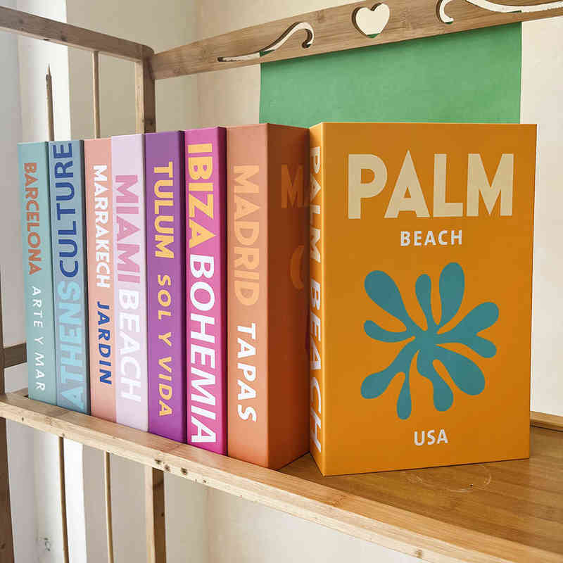 Vacation Style Fake Book Coffee Table Book Box Colorful Designer Decoration Books Study Shelf Props Books Living Room Decoration L220711
Vacation Style Fake Book Coffee Table Book Box Colorful Designer Decoration Books Study Shelf Props Books Living Room Decoration L220711