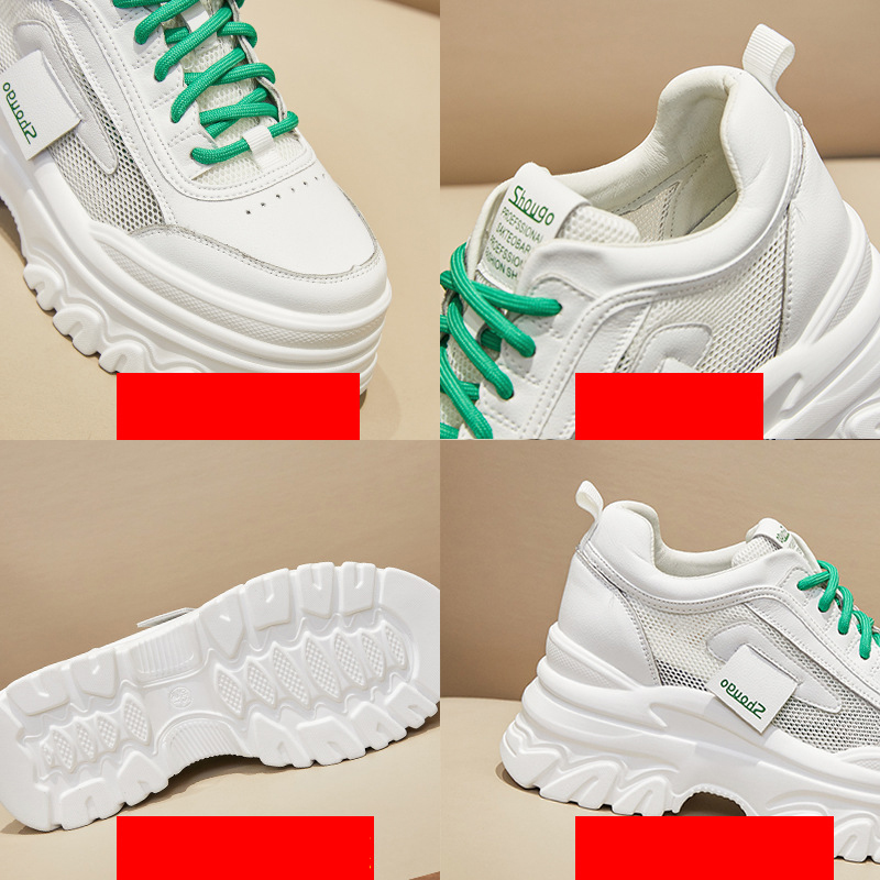 7cm Genuine Leather Wedge Sneakers Platform Shoes Summer Women Casual Shoes Hidden Heel Breathable Fashion Sneakers Chunky, White
7cm Genuine Leather Wedge Sneakers Platform Shoes Summer Women Casual Shoes Hidden Heel Breathable Fashion Sneakers Chunky, White