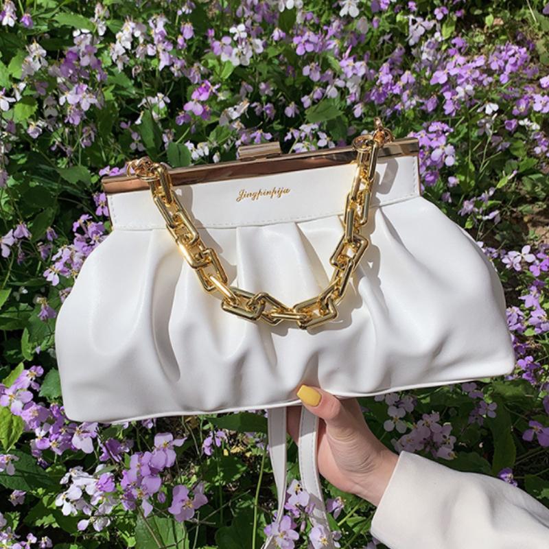 Evening Bags Women Handbag 2022 Summer Fashion Thick Chain Bag Single Shoulder Simple Underarm Wrinkled Cloud BagEvening, Green
Evening Bags Women Handbag 2022 Summer Fashion Thick Chain Bag Single Shoulder Simple Underarm Wrinkled Cloud BagEvening, Green