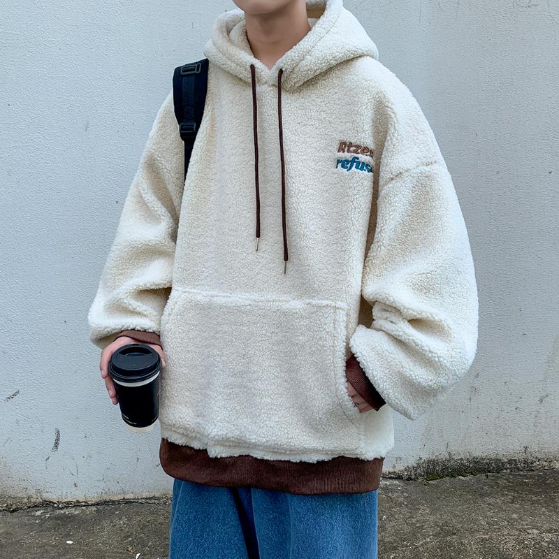 Men's Hoodies & Sweatshirts Oversized Fleece For Men Winter Fashion Trends Vintage Clothing Teens Loose Fit Pullover Harajuku StreetwearMen', Creamy-white
Men's Hoodies & Sweatshirts Oversized Fleece For Men Winter Fashion Trends Vintage Clothing Teens Loose Fit Pullover Harajuku StreetwearMen', Creamy-white