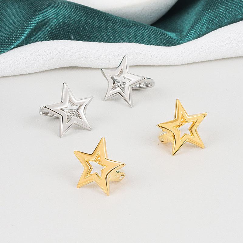 Hoop & Huggie Hollow Out Five Pointed Star Ear Buckle Earrings For Women Exquisite Little 2022 Trend Fashion Simple JewelleryHoop
Hoop & Huggie Hollow Out Five Pointed Star Ear Buckle Earrings For Women Exquisite Little 2022 Trend Fashion Simple JewelleryHoop