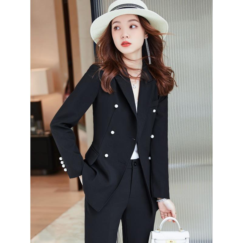 Women' Two Piece Pants Fashion Ladies Casual Black Blazer Women Business Suits Pant And Top Sets Work Jackets Elegant Office Uniform StyleW, Blazer only
Women' Two Piece Pants Fashion Ladies Casual Black Blazer Women Business Suits Pant And Top Sets Work Jackets Elegant Office Uniform StyleW, Blazer only