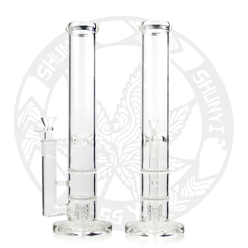 12 inches glass bong dab rig smoke water pipe hookah clear stright tube 2 honeycomb percs Matrix perc recycle Tobacco bongs 14mm glass bowl
12 inches glass bong dab rig smoke water pipe hookah clear stright tube 2 honeycomb percs Matrix perc recycle Tobacco bongs 14mm glass bowl