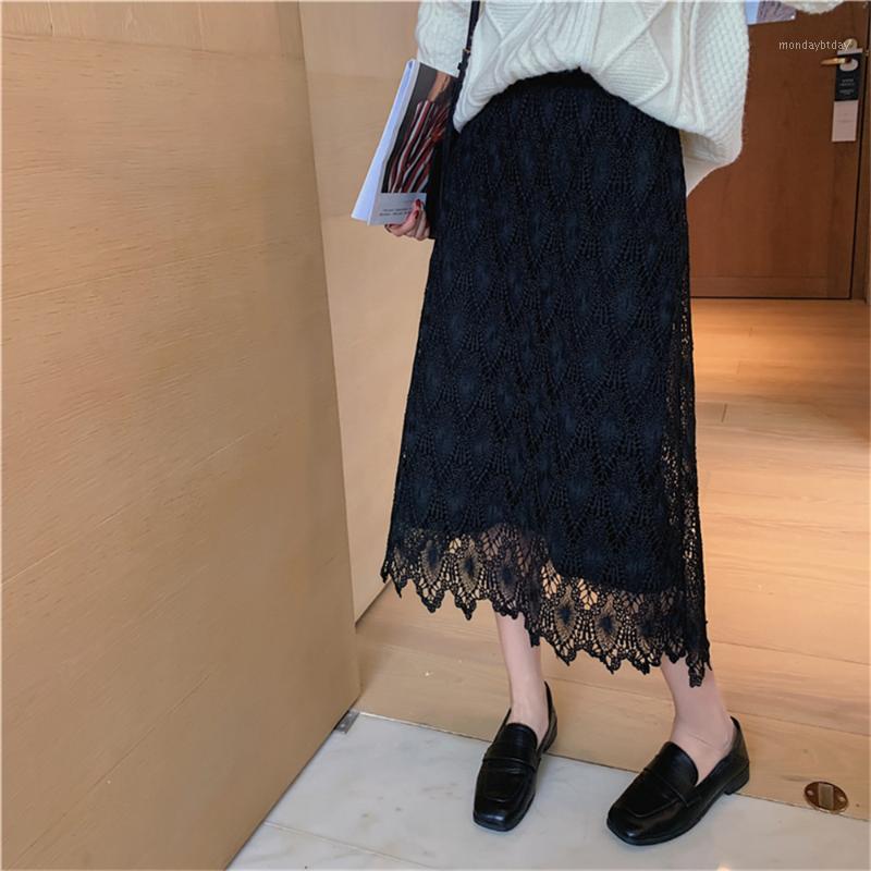 Skirts Alien Kitty Princess Sweet Straight Lace Hollow Out Elegant Knitwear Lady 2022 OL Stylish Autumn Femme Chic, Black
Skirts Alien Kitty Princess Sweet Straight Lace Hollow Out Elegant Knitwear Lady 2022 OL Stylish Autumn Femme Chic, Black